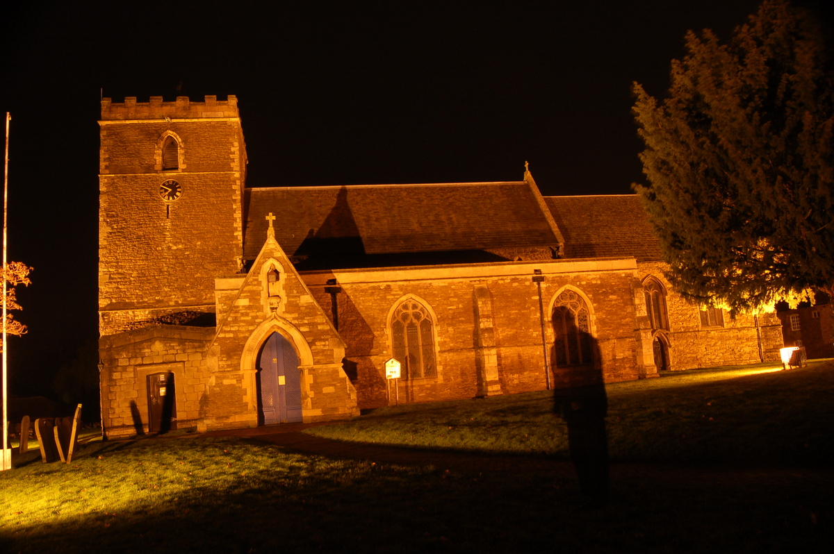 John's Church at night
